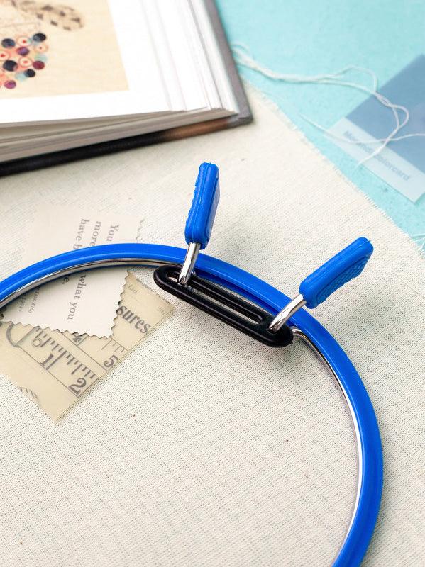 Medium Spring Metal Embroidery Hoop Nurge 160-2 Deep Blue