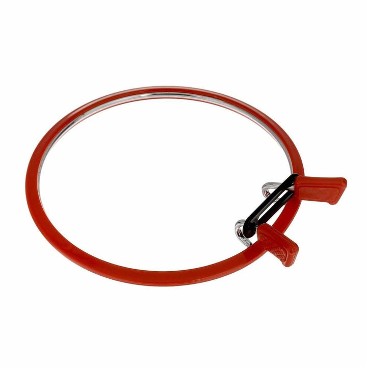 Medium Spring Metal Embroidery Hoop Nurge 160-2 Deep Red