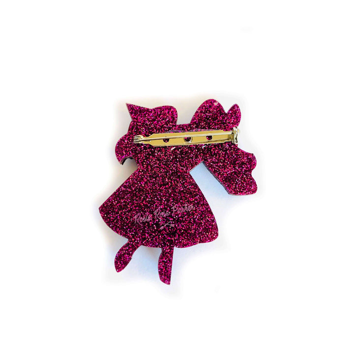 Meggie & the Friendly Ghost Brooch by Rosie Rose Parker