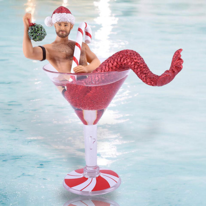 Merman Mistletoe Santa by December Diamonds image