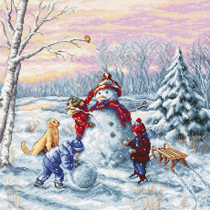 Merry Christmas B2358L Counted Cross-Stitch Kit