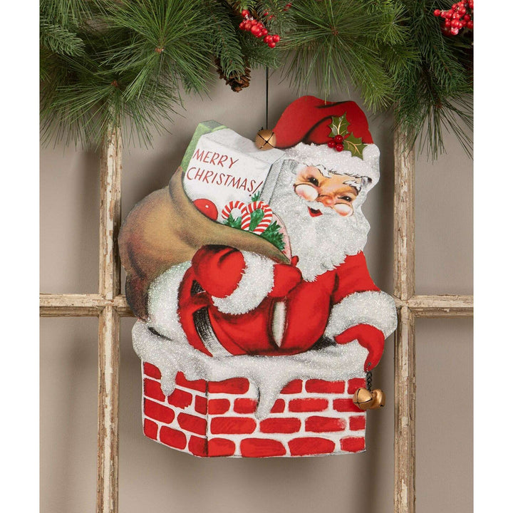 Merry Christmas Santa Sign by Bethany Lowe Designs, image 2
