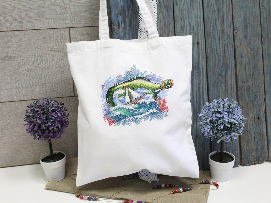 Message in a Bottle SV-684 Counted Cross Stitch Kit