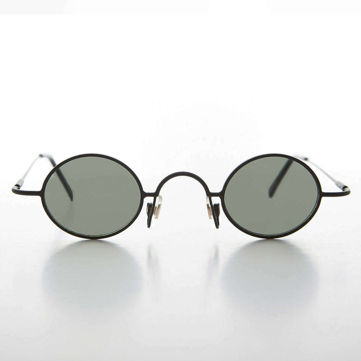 Micro Frame Oval Spectacle Vintage Sunglass - Joseph