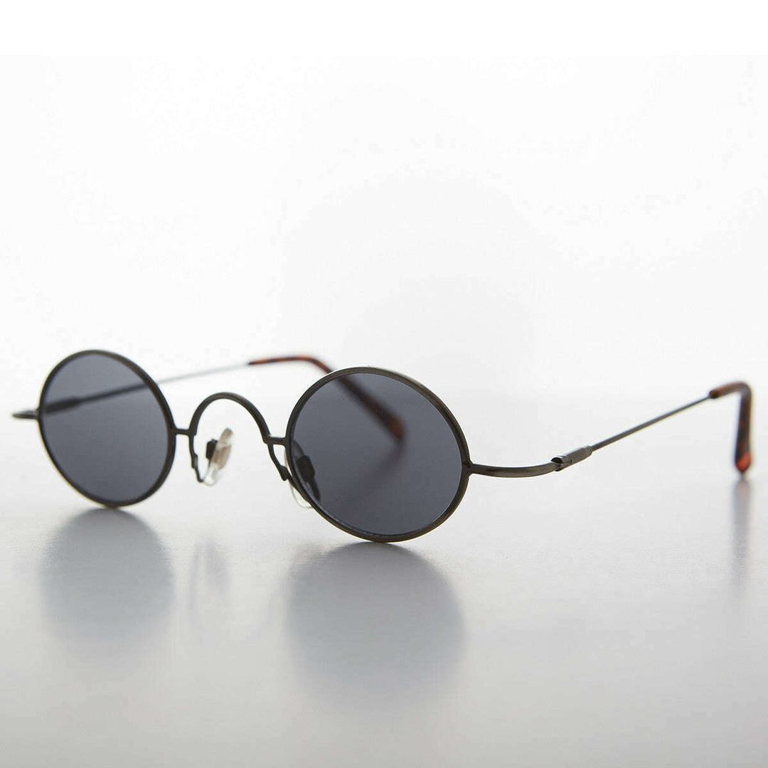 Micro Frame Oval Spectacle Vintage Sunglass - Joseph