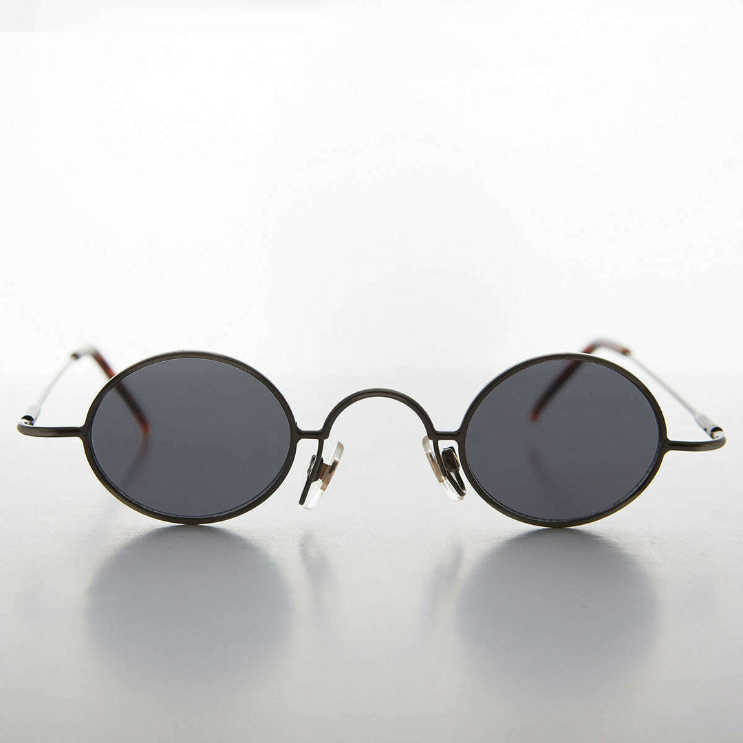 Micro Frame Oval Spectacle Vintage Sunglass - Joseph