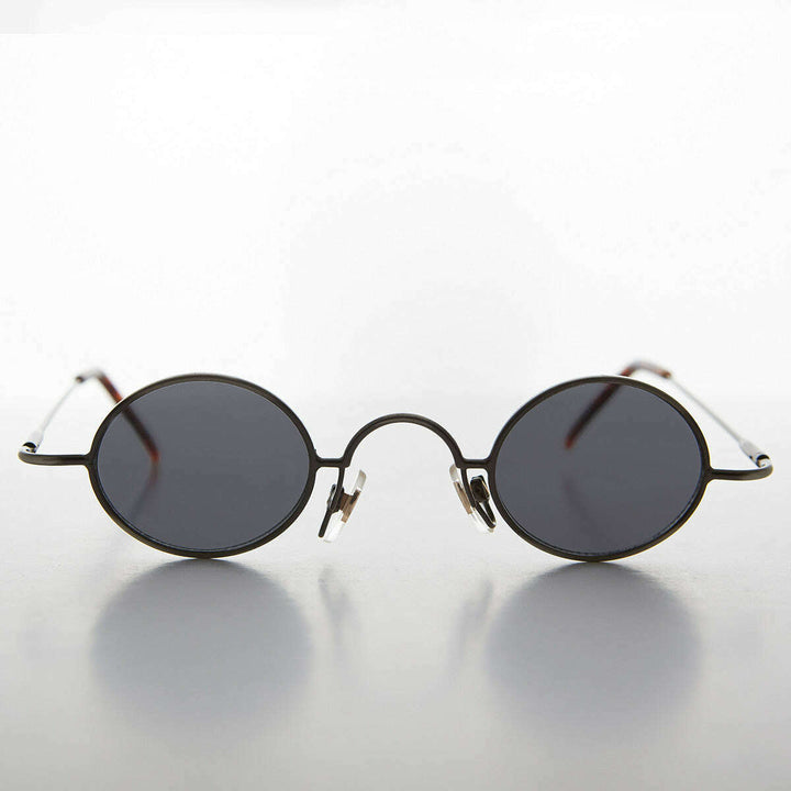 Micro Frame Oval Spectacle Vintage Sunglass - Joseph