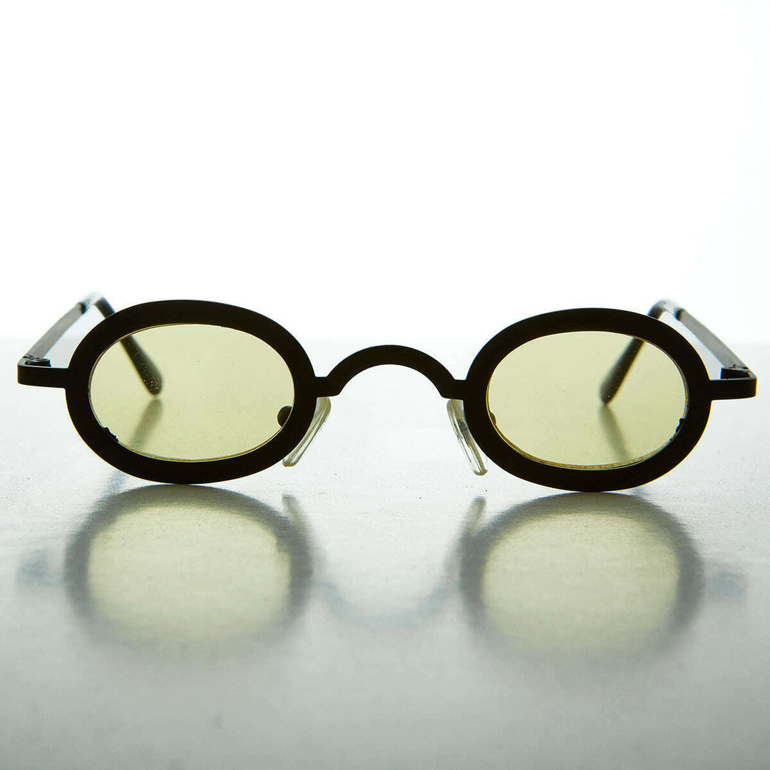 Micro Vintage Sunglasses with Tinted Lenses - Desert