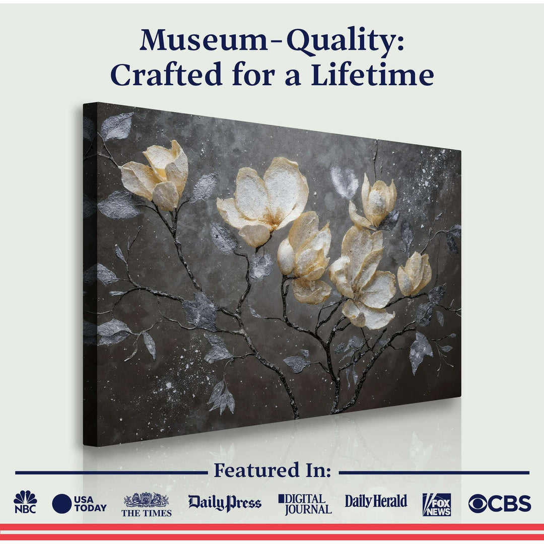 Midnight Magnolias Wall Art
