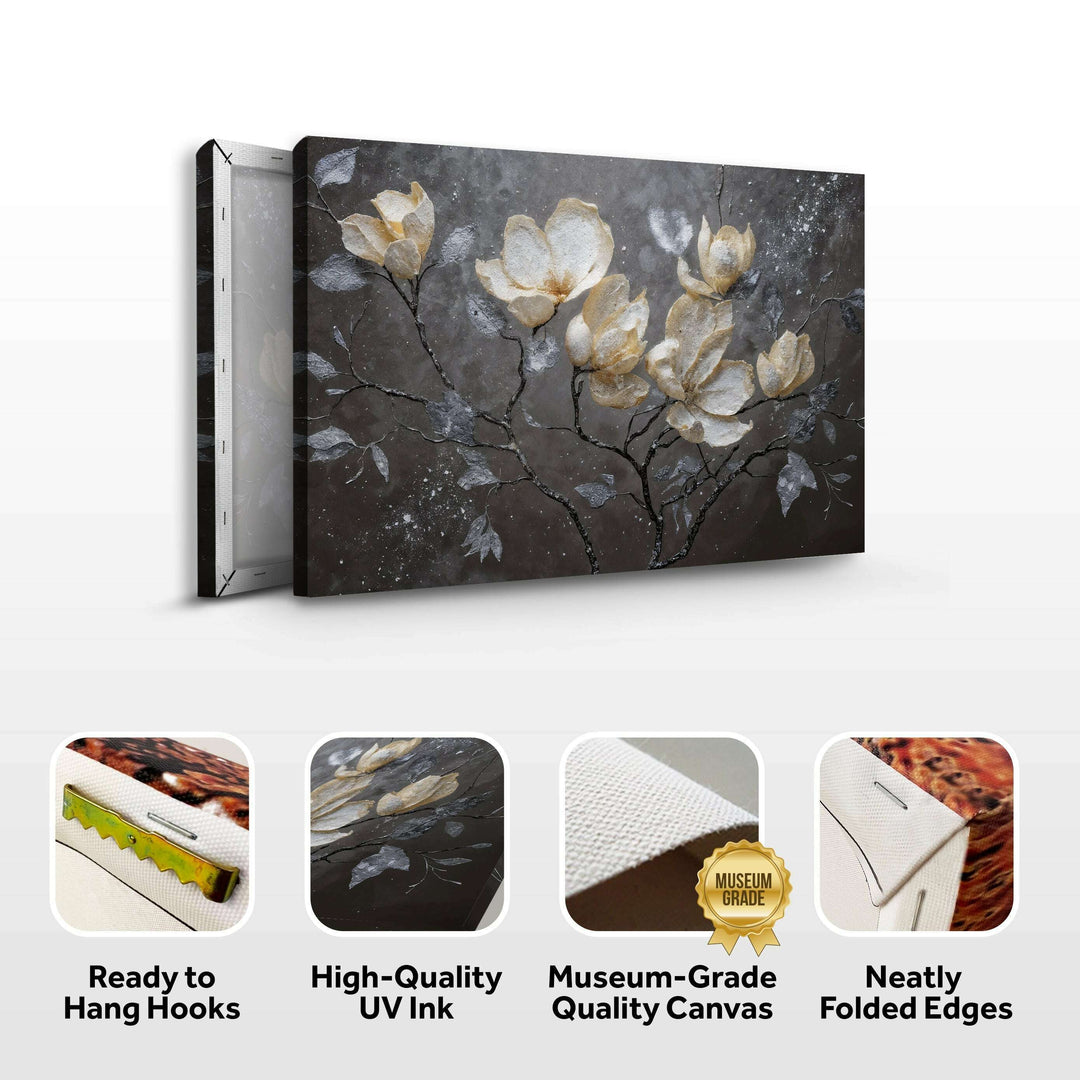 Midnight Magnolias Wall Art