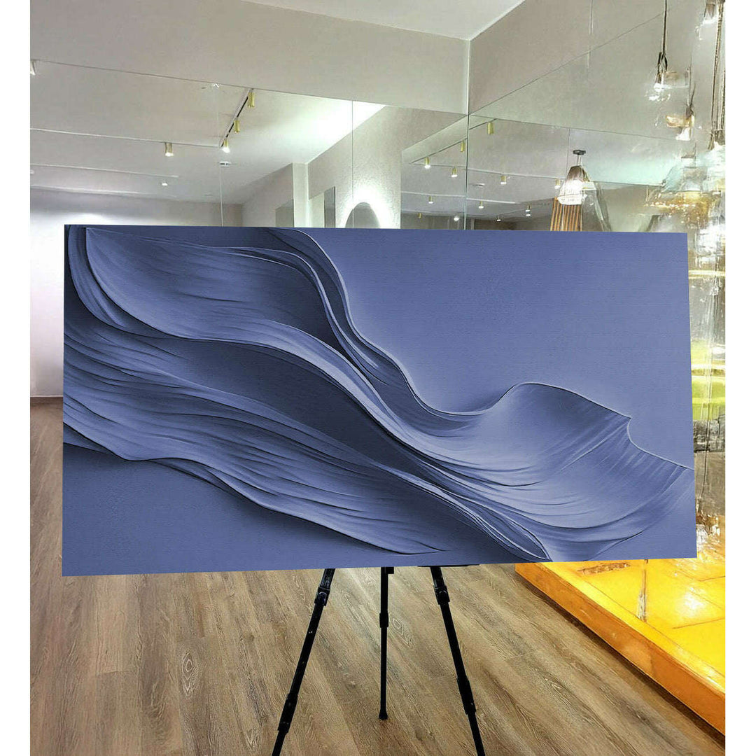 Midnight Navy Minimalist Wall Art