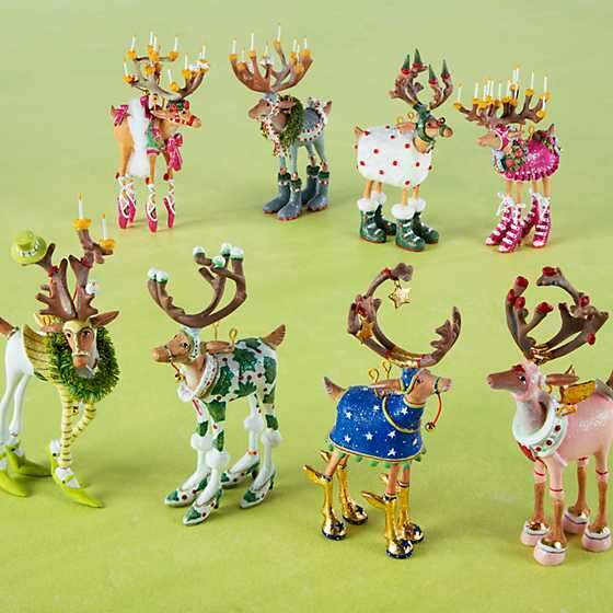 Dash Away Dasher Reindeer Ornament by Patience Brewster - Quirks!