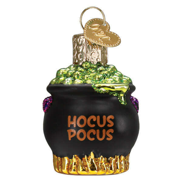 Mini Halloween Cauldron Ornament