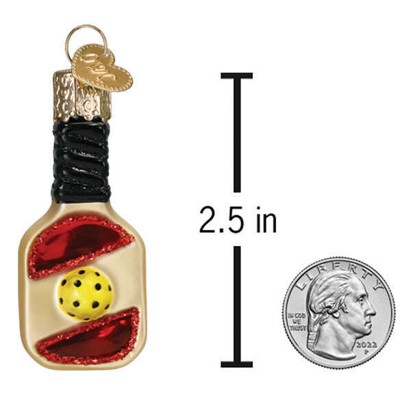 Mini Pickleball Paddle Ornament