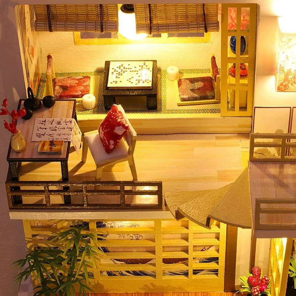 Miniature Wizardi Roombox Kit - Japanese Flat Dollhouse Kit