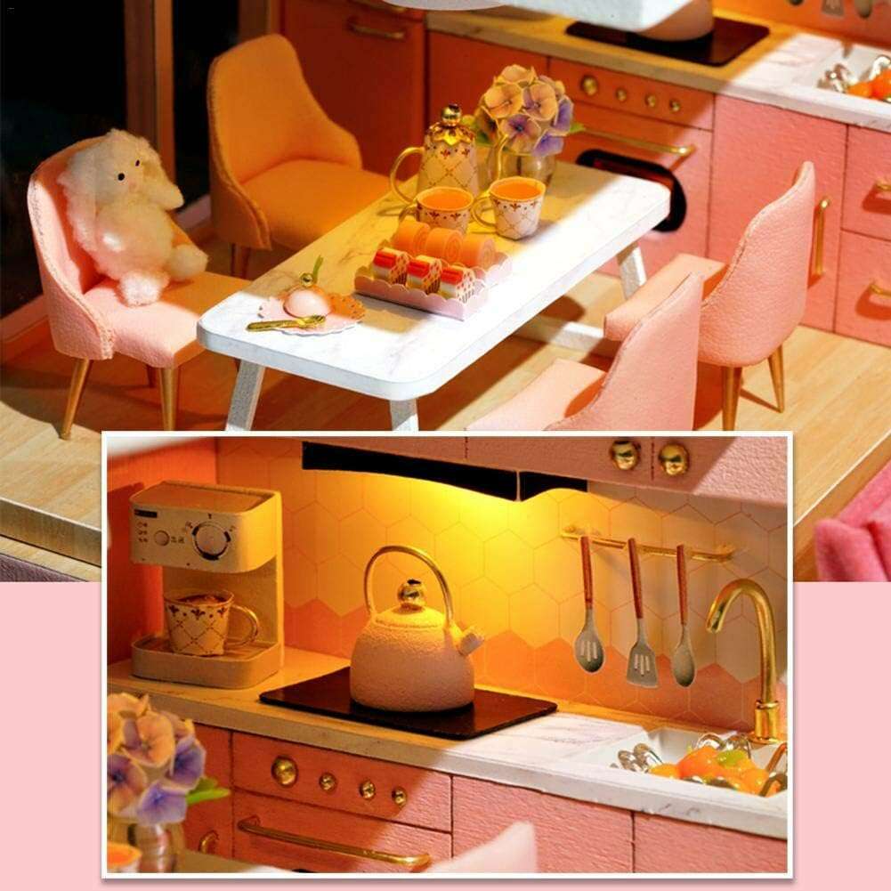 Miniature Wizardi Roombox Kit - Romantic Story Dollhouse Kit