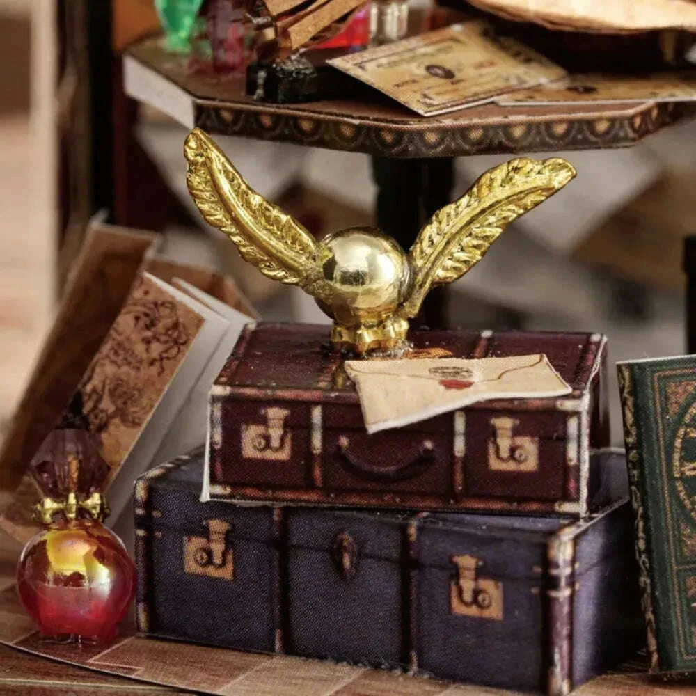 Miniature Wizardi Roombox Kit - Time Magic Dollhouse Kit