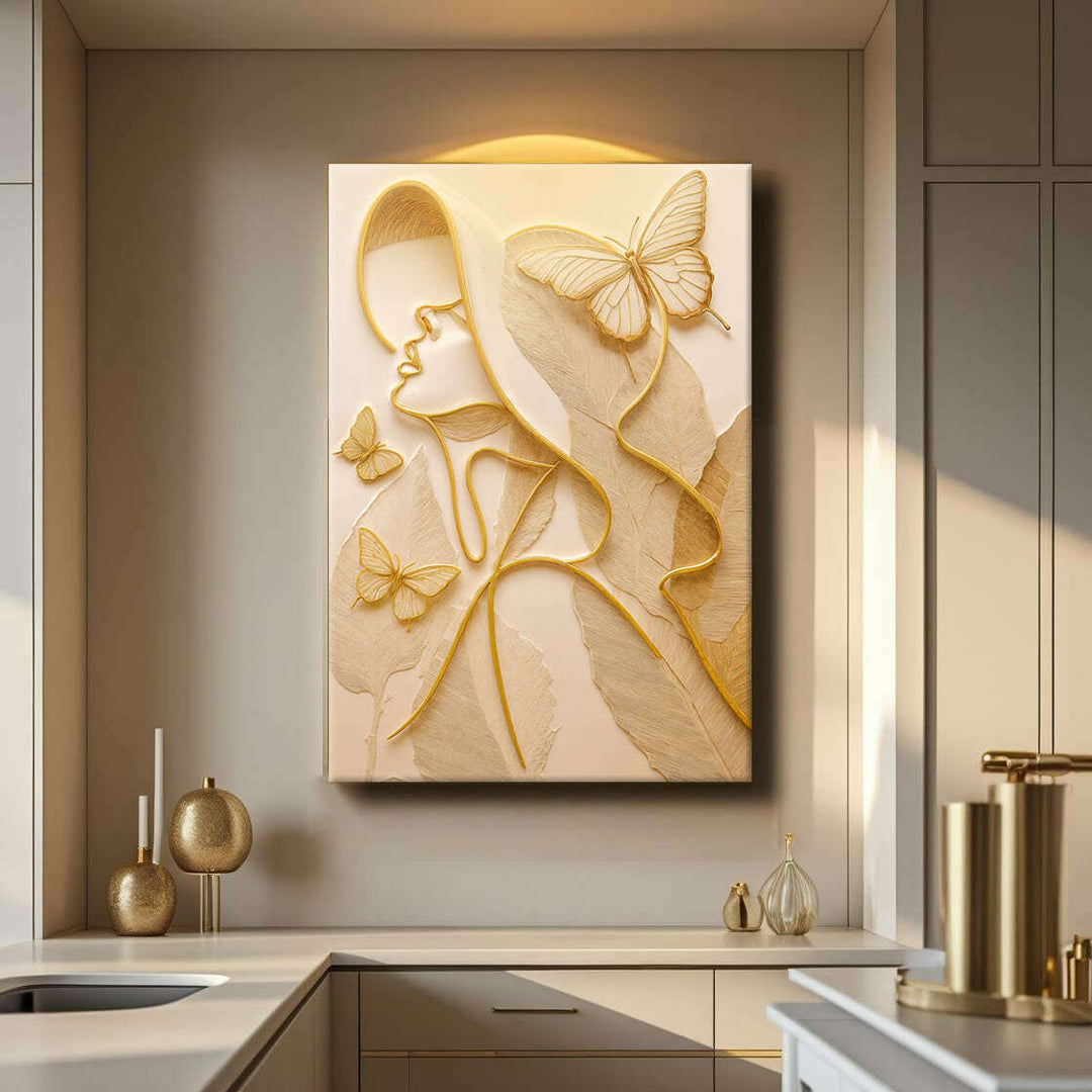 Minimalist Woman Line Wall Art