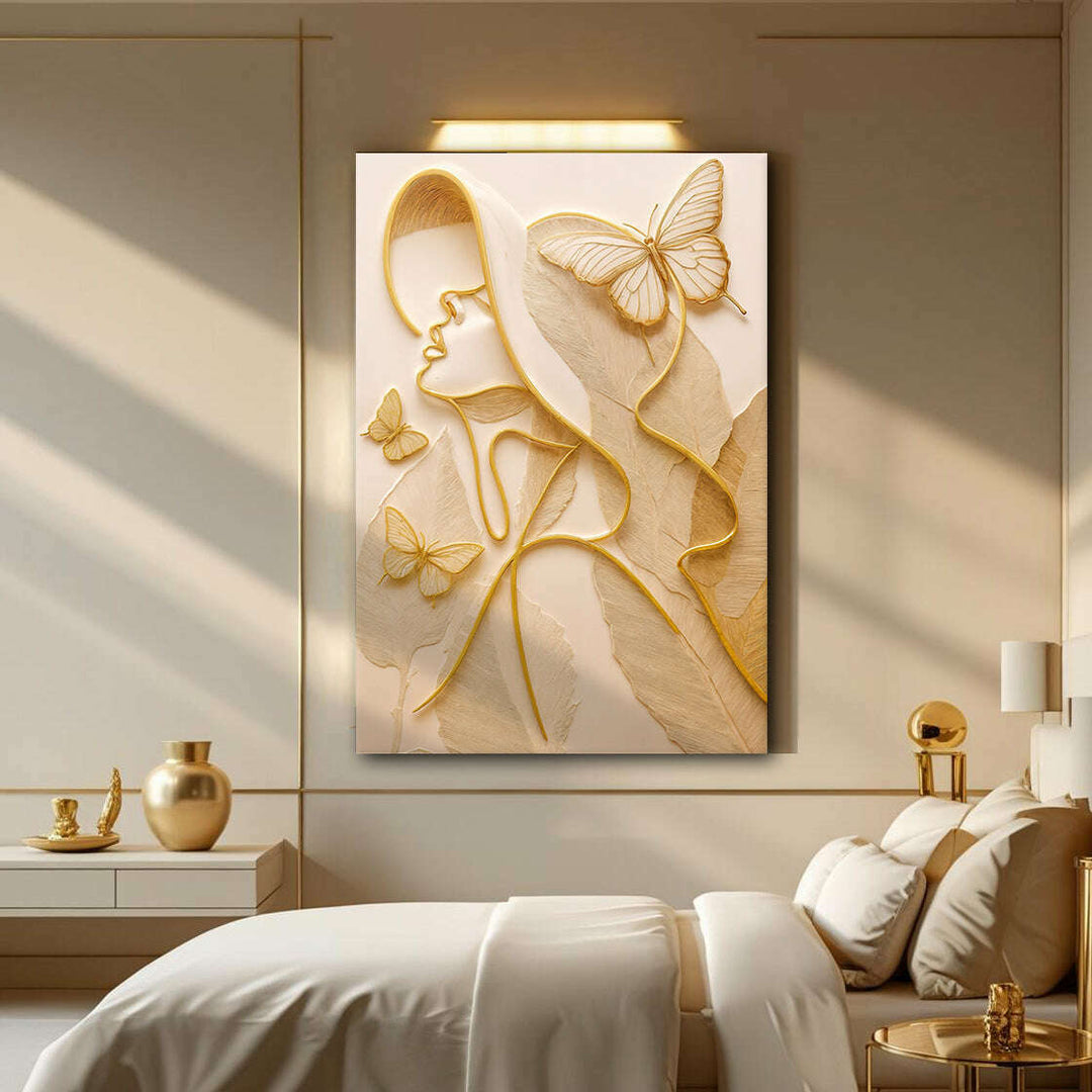 Minimalist Woman Line Wall Art