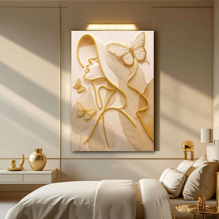 Minimalist Woman Line Wall Art