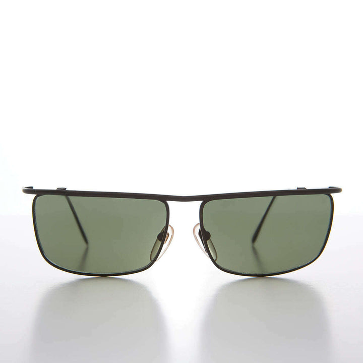 Minimalistic Rectangle Vintage 90s Sunglasses - Moto