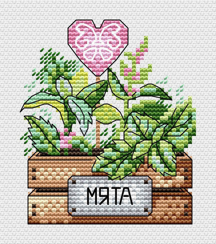 Mint SM-637 Counted Cross Stitch Kit