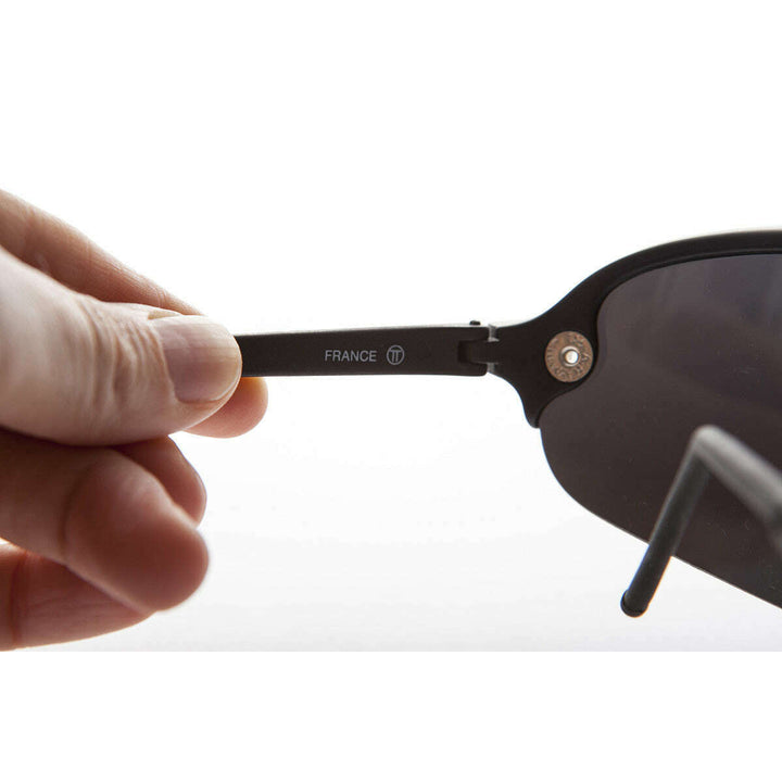 Mirror Wraparound Lens 80s Futuristic Sunglasses - Renoir