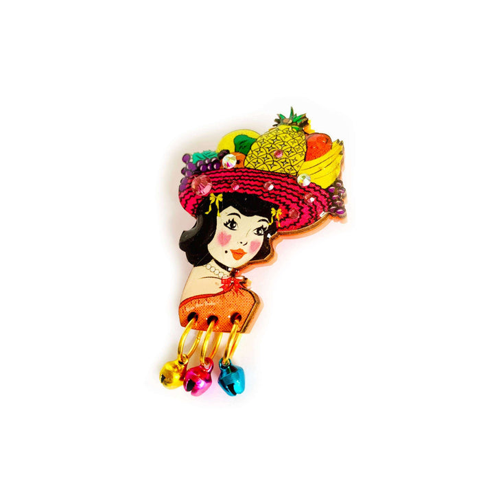 Miss Tutty Fruity Brooch by Rosie Rose Parker