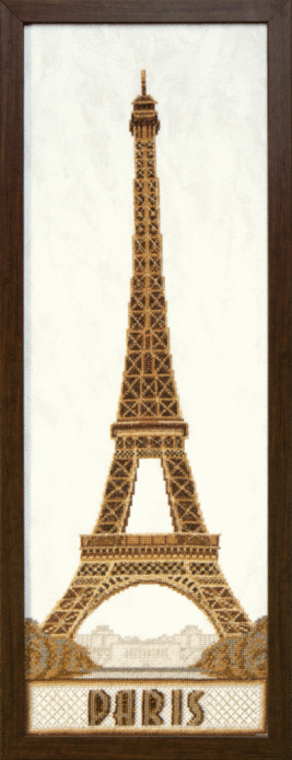 Mixed technique stitch kit M-182C "Paris"