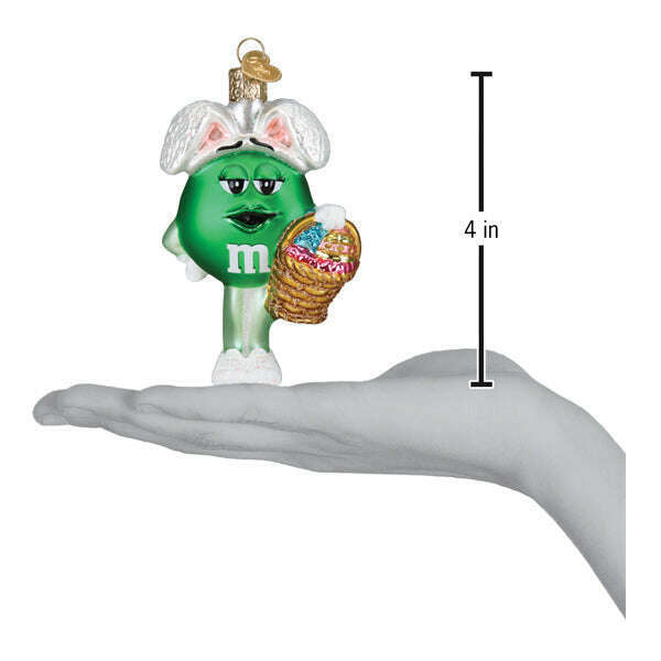 M&M'S Green Easter Ornament