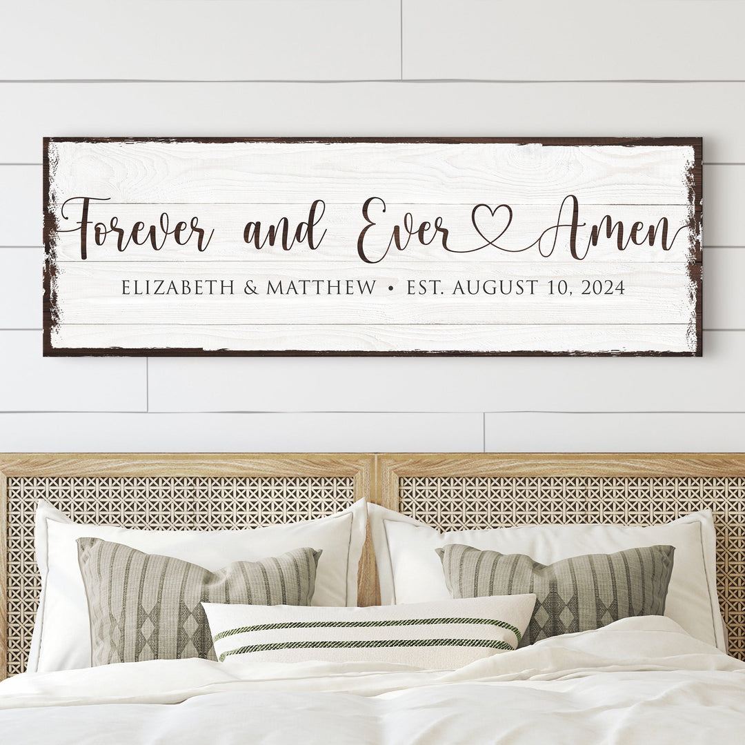 Forever And Ever Amen Faith Sign II
