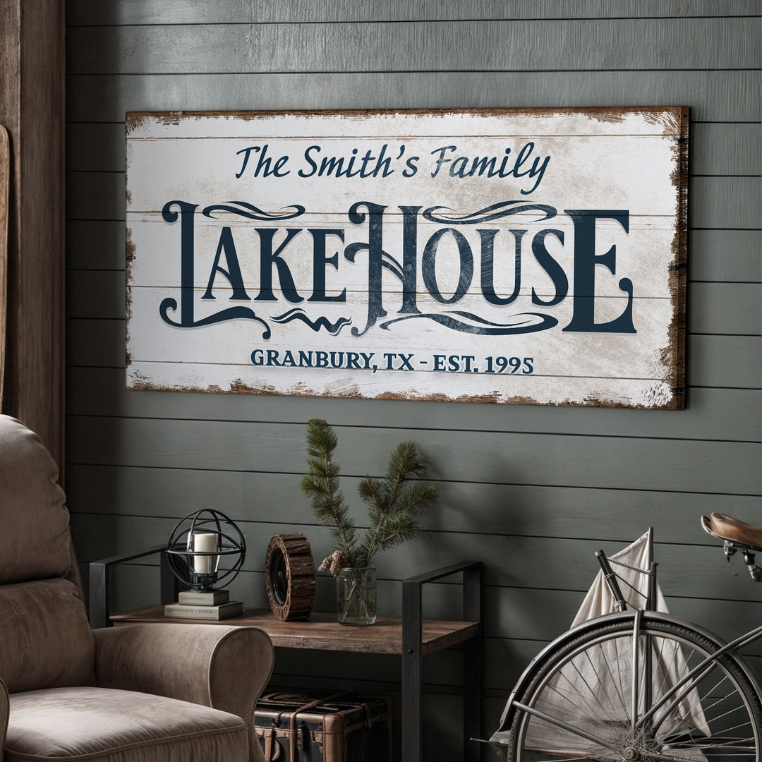 Lake House Sign VII