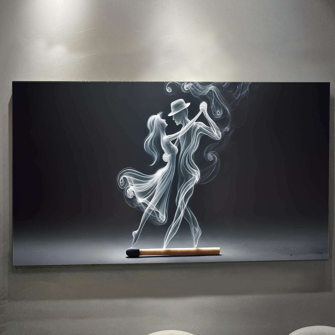Modern Abstract Couple Dance Wall Art