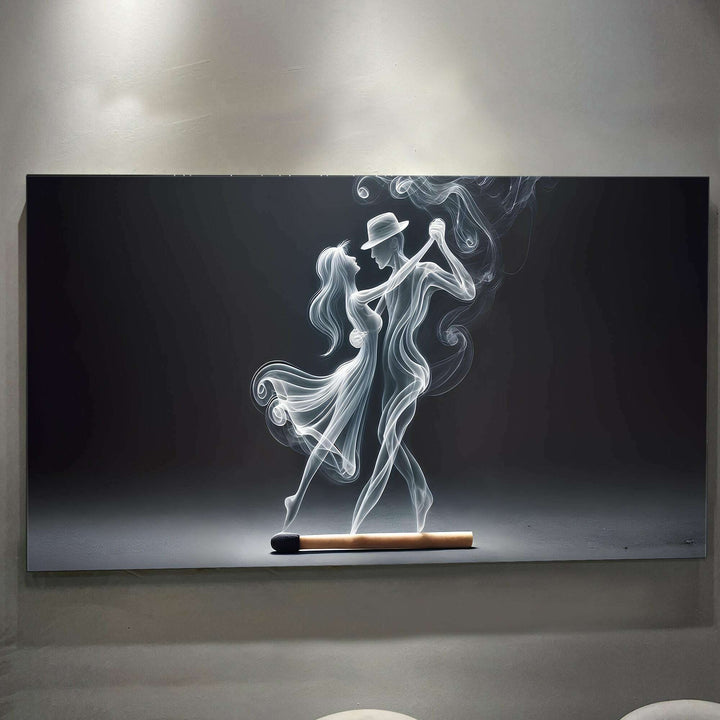 Modern Abstract Couple Dance Wall Art