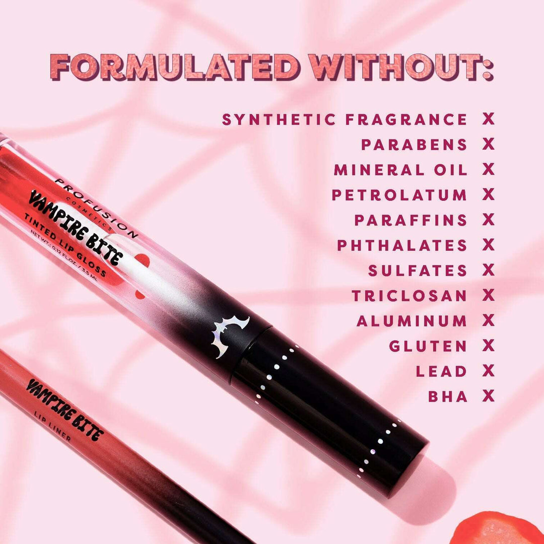 Monster Bash | Vampire Bite Tinted Lip Gloss & Lip Liner
