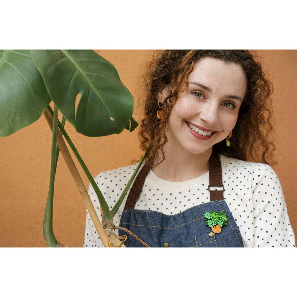 Monstera Brooch by Laliblue – view 2