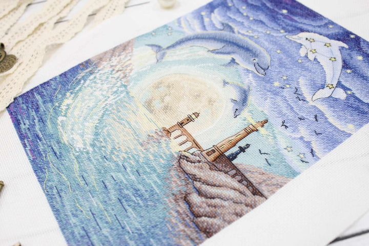 Moon Bay SNV-673 Counted Cross Stitch Kit