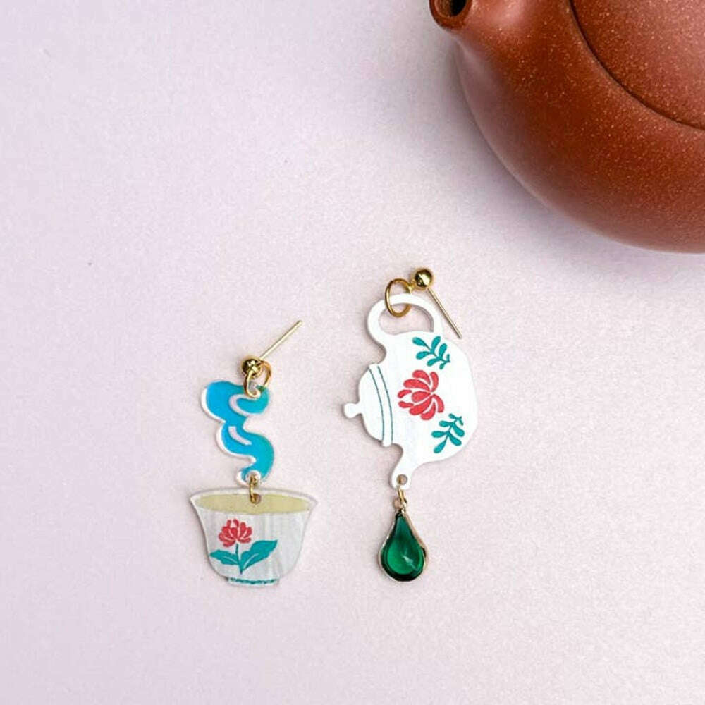 Morning Tea Mismatch Earrings 