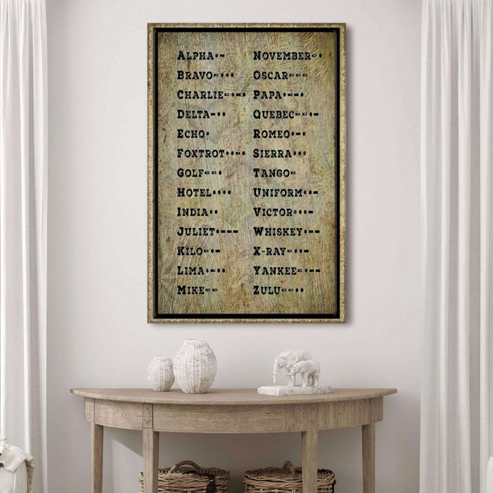 Morse Code Sign