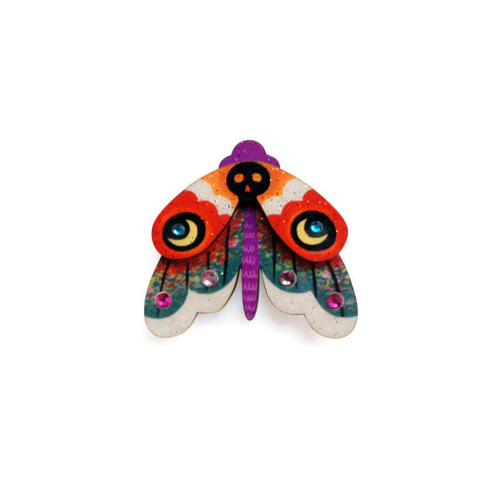 Moth Button Cover by Laliblue