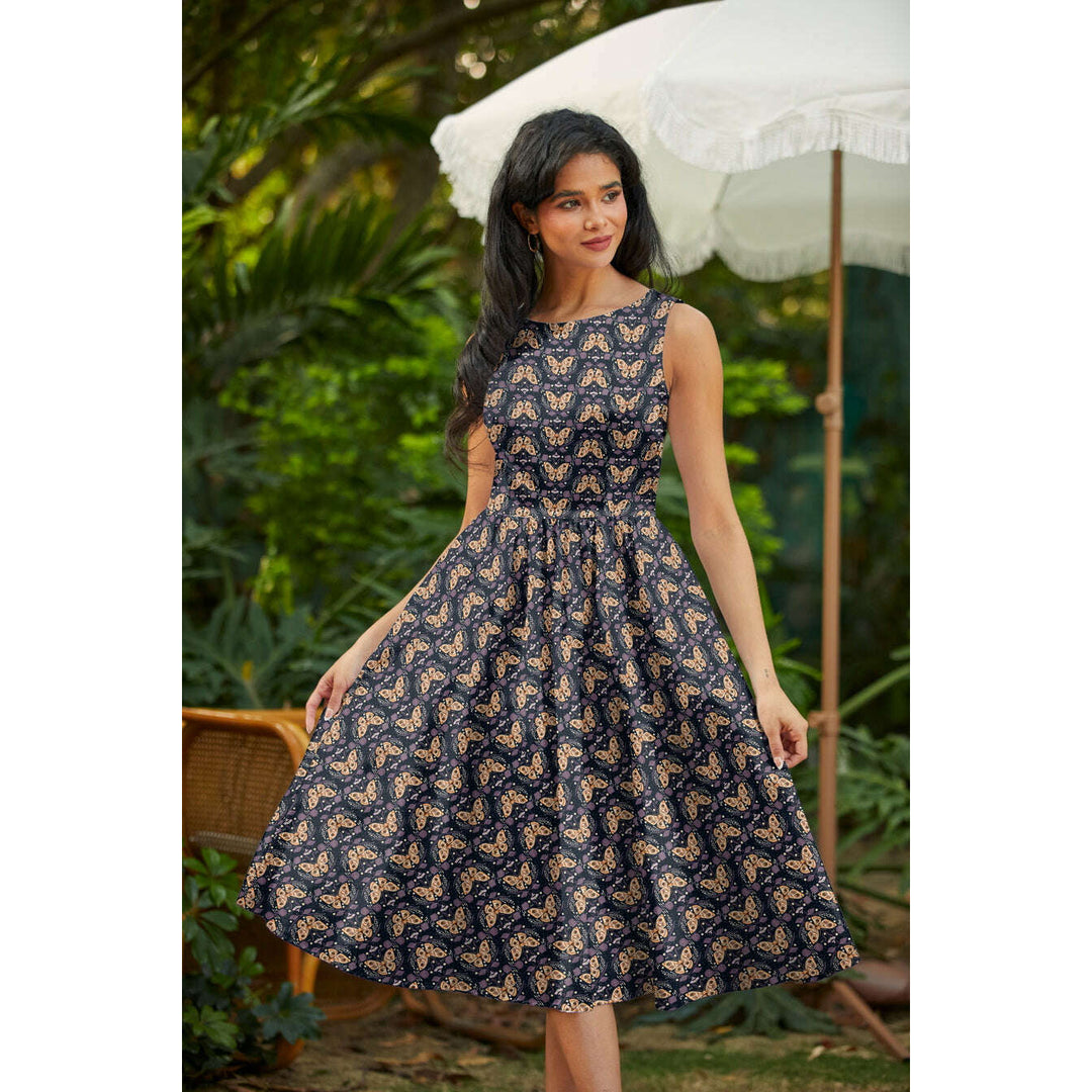 Moth Midi Dress