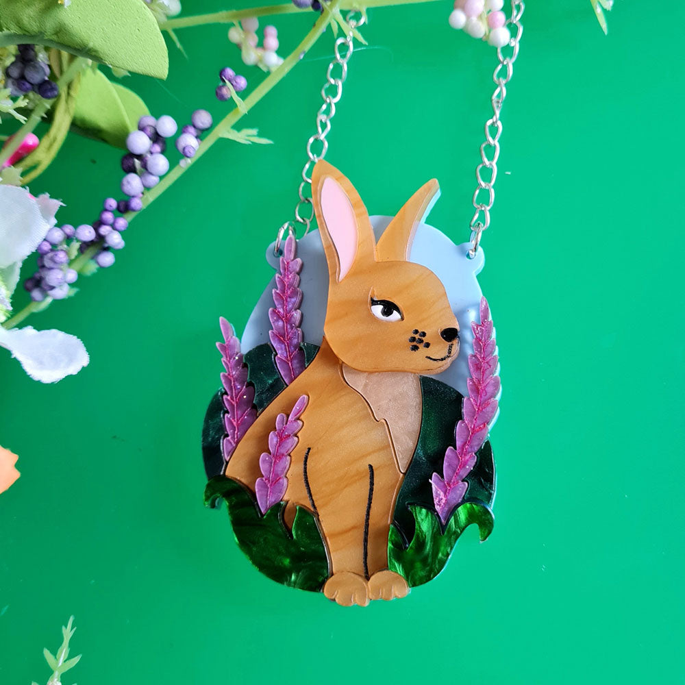 Mountain Hare Necklace by Cherryloco Jewellery 2