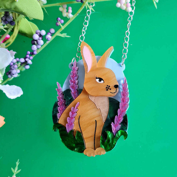 Mountain Hare Necklace by Cherryloco Jewellery 2