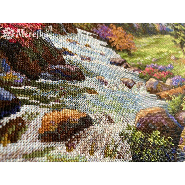 Mountain Railway K-205 Counted Cross-Stitch Kit