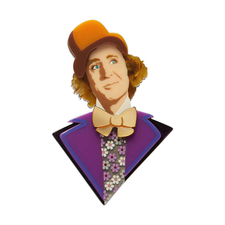 Mr Wonka Brooch by Erstwilder