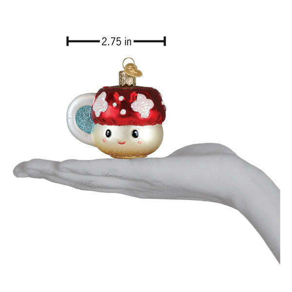 Mushroom Coffee Ornament