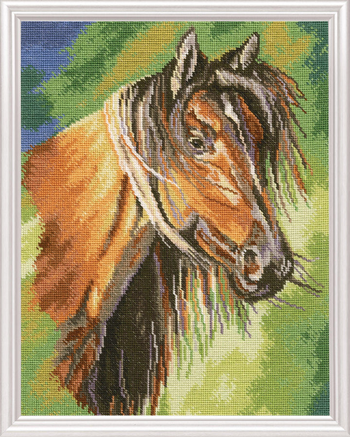 Mustang M492 Counted Cross Stitch Kit