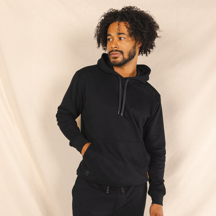 The Threat Level Midnight | Black Sexy Terry™ Men’s Lounge Hoodie