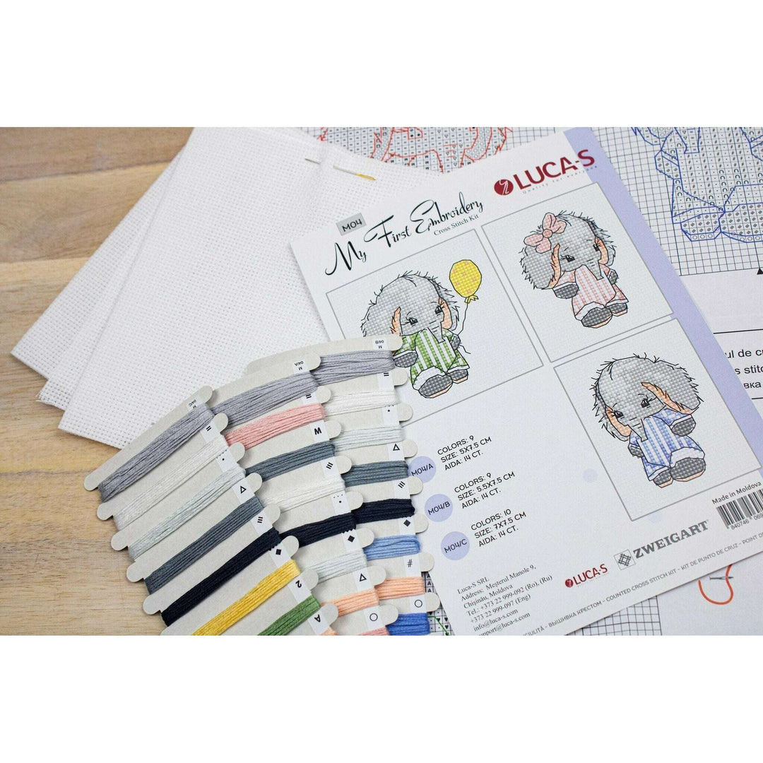 My First Embroidery M04L Counted Cross-Stitch Kit