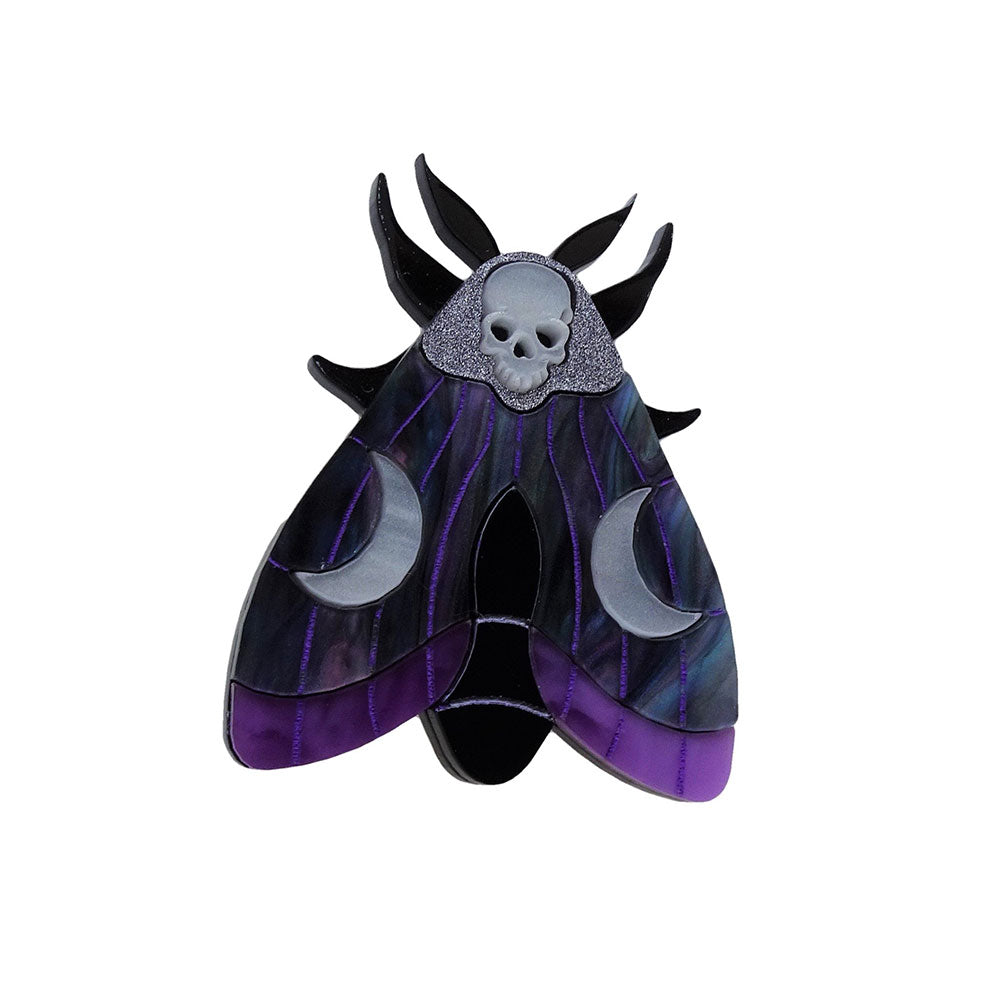 Mysterial Moth Brooch by Cherryloco Jewellery 1